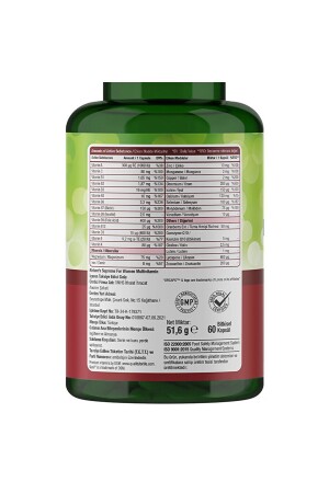 Multivitamin For Women 60 Kapsül - 8