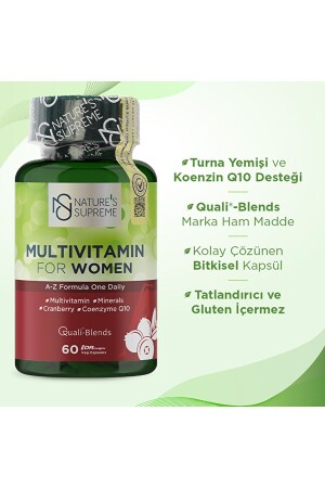 Multivitamin für Frauen 60 Kapseln - 4