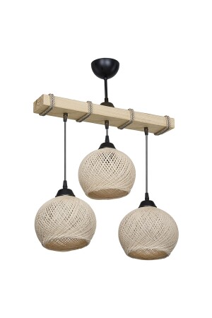 Muster Esszimmer Schlafzimmer Wohnzimmer Wohnzimmer Küche 3-teiliger Kronleuchter – Creme Ball Bulk LMN. 157862 - 5