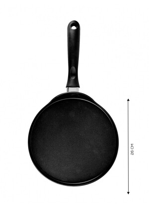 Mutfaksever Induktionsbasierte Biogranit Black Pfannkuchen- und Crêpe-Pfanne 26 cm 153. 03. 08. 1617 - 6