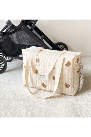 Mutter-Baby-Pflegetasche, gesteppt, wasserdicht, Kinderwagen-Organizer, Organizer, Kinderwagen-Tasche - 2