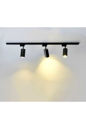 Mylights Black Triple 1 Mt Rail Spot Tageslichtlampe, bewegliche Kronleuchterbeleuchtung MYL002935 - 4