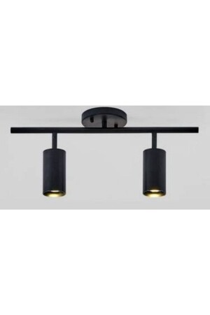 Mylights Mattschwarzer Doppel-LED-Strahler, LED-Leuchter, LED-Kronleuchter mit Tageslichtlampe MYL002947 - 3