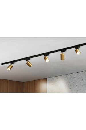 Mylights Rail Spot Antique 5 LED-Strahler mit Tageslicht-LEDs auf 2-Meter-Schiene copyMYL002966 - 1