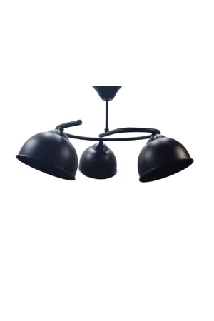 Mylights Retro Triple Matt Black Rustikaler Kronleuchter Vintage Kronleuchter MYL002897 - 2