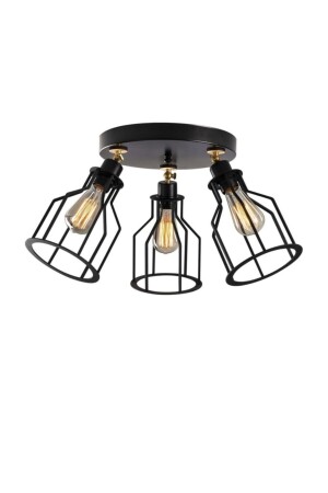 Mylights Retro Triple Plophonier Decke beweglicher Kronleuchter Retro Rustikal MYL001101 - 4