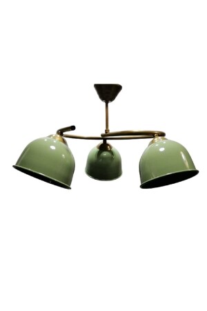 Mylights Triple Khaki Green Metal Kronleuchter Vintage Kronleuchter MYL002906 - 2