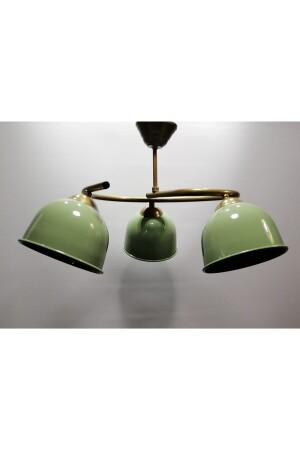 Mylights Triple Khaki Green Metal Kronleuchter Vintage Kronleuchter MYL002906 - 4