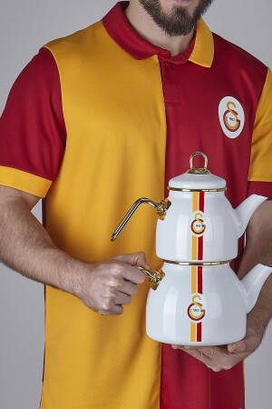 N3470 Galatasaray Lisanslı Çizgili Çaydanlık - 4