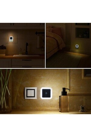 Nachtlicht mit dunklem Sensor, Plug-and-Play-LED-Licht mit gemischten Farben - 6