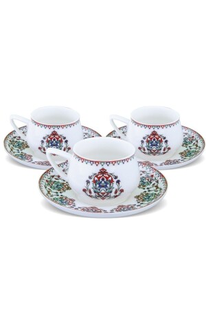 Nakkaş Set mit 6 Kaffeetassen 100 ml 153. 03. 07. 1749 - 10