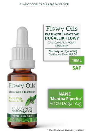 Nane Yağı %100 Doğal Bitkisel Uçucu Yağ Peppermint Oil 10ml - 2