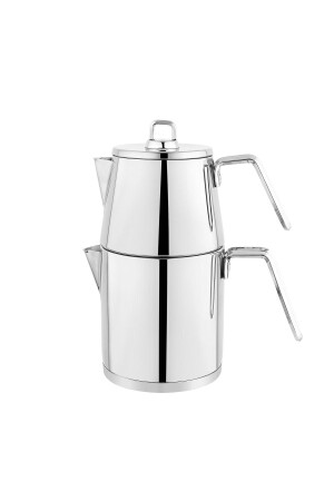 Napoli Çelik Çaydanlık Takımı (Büyük Boy) 4 Parça-Inox - 4