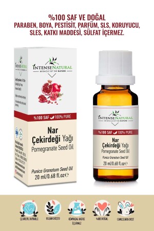 Nar Çekirdeği Yağı Soğuk Sıkım 20 ml %100 Saf Ve Doğal Pomegranate Carrier Oil - 3