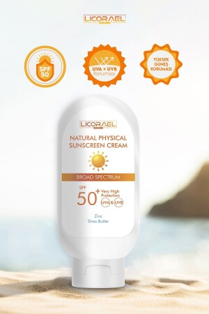 Natürliche physikalische Sonnenschutzcreme Spf50+ 100 ml - 4