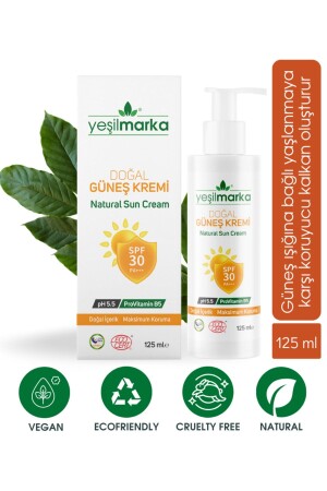 Natürlicher Sonnenschutz für das Gesicht – Sonnenschutz für Babys, Kinder und Erwachsene – Sonnenschutz für Gesicht und Körper 125 ml 8699415870777 - 2