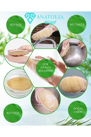 Natürliches Kürbisfaser-Peeling – Ende von Cellulite, Akne und Geschirrspül-Luffa - 5