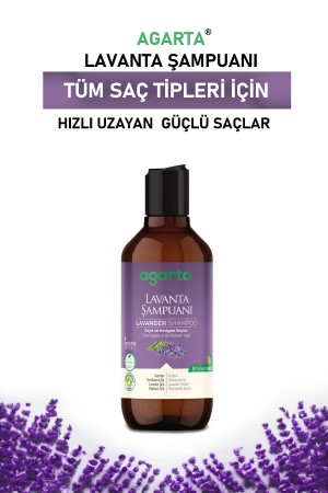 Natürliches Lavendelextrakt-Öl-ausgleichendes Shampoo 400 ml - 4