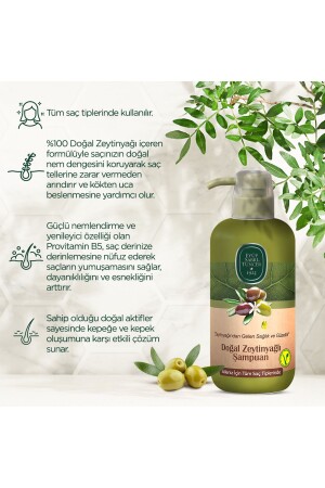 Natürliches Olivenöl-Shampoo 600 ml - 5