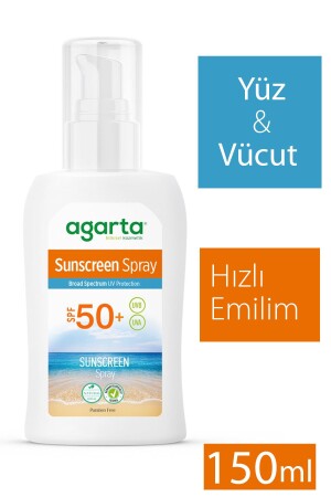 Natürliches Sonnenspray 50 Faktor 150 ml (FÜR KINDER GEEIGNET) - 6