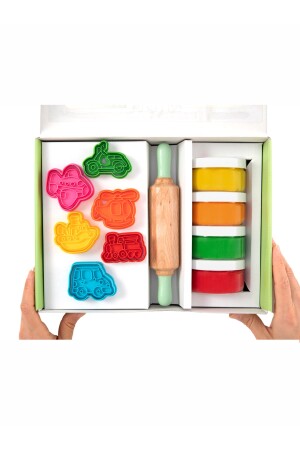 Natürliches Spielknete-Premium-Box-Set – Werkzeuge - 3