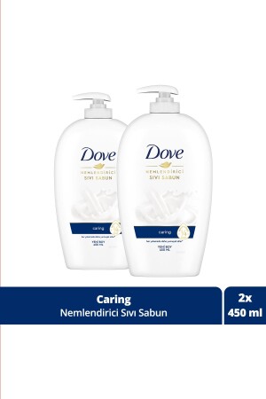 Nemlendirici Sıvı Sabun Caring 1-4 Nemlendirici Krem Etkili 450 ml X2 Adet SET.UNİ.2879 - 3