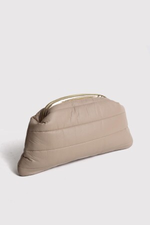 Nerzfarbene aufblasbare Pouf-Clutch für Damen - 5