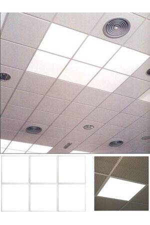 Neue modische Deckenbeleuchtung, 6 LED-Panel, LED-Beleuchtungspanels der T24-Gruppe für abgehängte Decken, 60 x 60 LED-1610 - 1