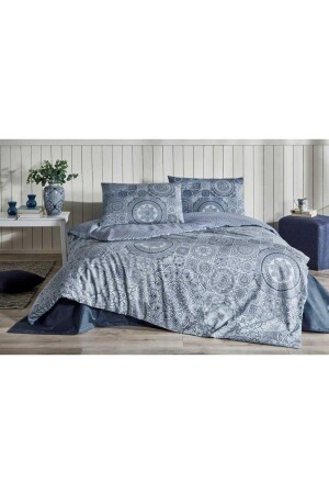 Nev Mandala Mistico Bettbezug-Set, Doppelbett, Blau, EVTNVTÖZDL00641 - 3