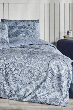 Nev Mandala Mistico Bettbezug-Set, Doppelbett, Blau, EVTNVTÖZDL00641 - 5