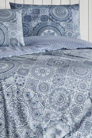 Nev Mandala Mistico Bettbezug-Set, Doppelbett, Blau, EVTNVTÖZDL00641 - 6