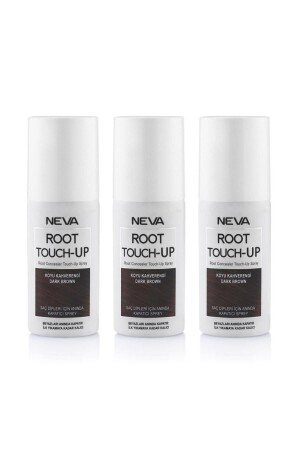 Neva Root Touch Up Kapatıcı Sprey 75 Ml Koyu Kahve 3 Adet NEVA-7-3LU - 2