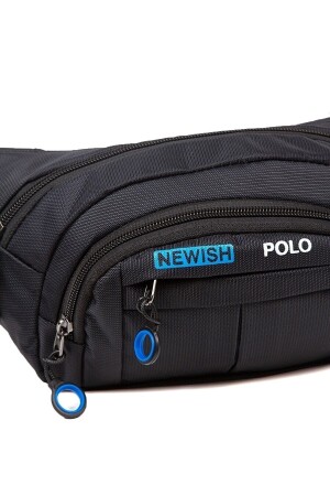 Newish Polo Wasserdichte Kopfhörer, USB-Ausgang, Unisex, Schwarz, Kreuzgurt, Taille, Schulter und Sporttasche yp17 - 5