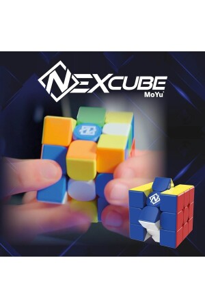 Nexcube Moyu 3x3 Rubik's Intelligence Cube Mind Cube - Neon Cube - Neon Mind Cube - Neon Intelligence Cube Doğan Toy World - 0199 - 6