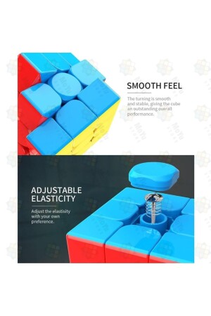 Nexcube Moyu 3x3 Rubik's Intelligence Cube Mind Cube - Neon Cube - Neon Mind Cube - Neon Intelligence Cube Doğan Toy World - 0199 - 8