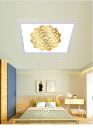 Nihan-salon Led Aydınlatma Avize- 54w Yeni Tasarım 60x60 -beyaz Işık-tavan Lambası GP1191-NİHAN - 10