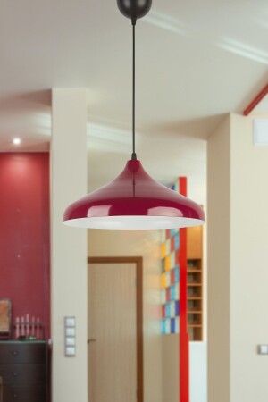 Nil Spezielle Design Moderne Dekorative Café Küche Wohnzimmer Claret Red Interior Weiß Anhänger Lampe Einzigen Kronleuchter BÜYÜKSIVAMATEKLİ1 - 2