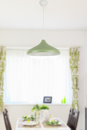 Nil Spezielle Design Moderne Dekorative Café Küche Wohnzimmer Grün Innen Weiß Anhänger Lampe Einzigen Kronleuchter BÜYÜKSIVAMATEKLİ1 - 3