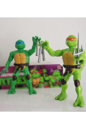 Ninja Kaplumbağalar Işıklı Figür 4'lü Set Ninja Turtles - 5