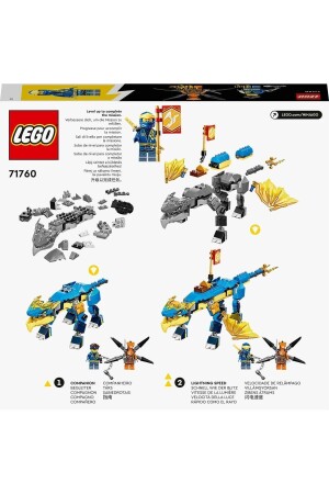 ® NINJAGO® Jay’in Gök Gürültüsü Ejderhası EVO 71760 - 6 Yaş ve Üzeri için Yapım Seti (140 Parça) RS-L-71760 - 6