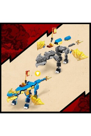 ® NINJAGO® Jay’in Gök Gürültüsü Ejderhası EVO 71760 - 6 Yaş ve Üzeri için Yapım Seti (140 Parça) RS-L-71760 - 8