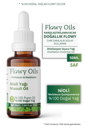 Nioli Oil Pure Zertifiziertes 100 % natürliches ätherisches Kräuteröl Niaouli ätherisches Öl 50 ml - 3