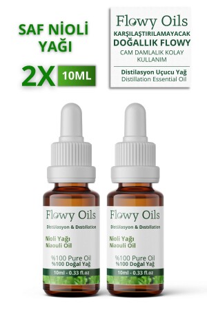 Nioli-Öl, 2er-Set, 100 % natürliches ätherisches Kräuteröl, Niaouli-Öl, 10 ml - 1