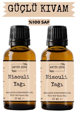 Nioli-Öl (2X10 ml) – 100 % reines, unverdünntes ätherisches Niaouli-Öl niaouli2aadt10 ml - 2