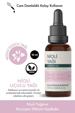 Nioli Uçucu Yağı 10 ml Cam Damlalıklı %100 Saf Ve Doğal ( Niaouli Essential Oil ) - 4