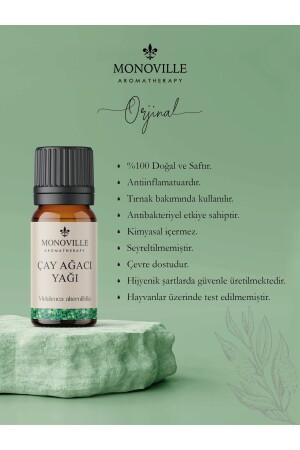 Nioli Yağı 10 ml- Çay Ağacı Yağı 10 ml 2'li Set %100 Saf Ve Doğal ( Niaouli And Tea Tree Oil ) 2x10 - 5