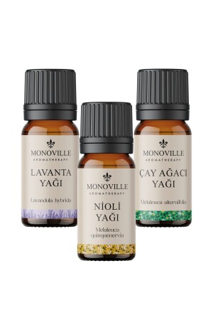 Nioli Yağı 10 Ml- Lavanta Yağı 10 Ml- Çay Ağacı Yağı 10 ml 3'lü Set %100 Saf Ve Doğal 3x10 ml - 2