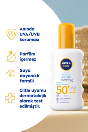 Nsun Ultra Hassas Yatıştırıcı Sprey Spf50 200ml - 4