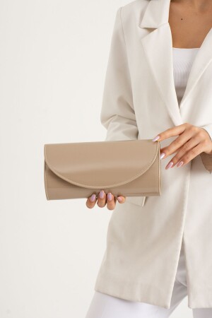 Nude Abiye Çanta Portföy Çanta Clutch Çanta - 3