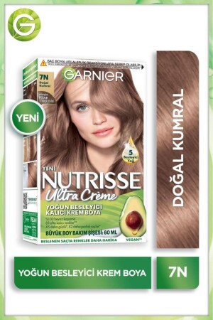 Nutrisse Intense Nourishing Permanent Cream Hair Dye 7n Natural Auburn - 1